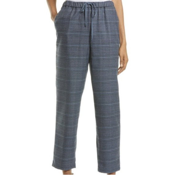 Treasure & Bond Drawstring Plaid Pants - Picture 1 of 10